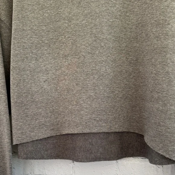 Wild Fable Soft Heather Gray Cropped Crewneck Sweatshirt - Picture 3 of 8